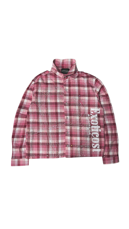 PINK CLOVER FLANNEL